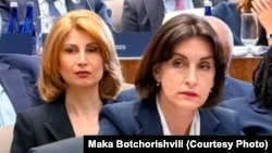 მაკა ბოჭორიშვილი და აშშ-ში საქართველოს ელჩი თამარ ტალიაშვილი