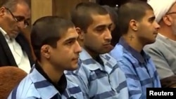 Trei protestatari executați în Iran la începutul lunii martie (captură video).