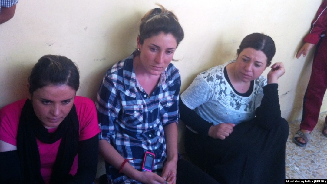 Around 5,000 Yazidi women and girls have been kidnapped by IS militants, who sell them as sex slaves.