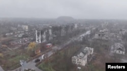 Вид на Мирноград з дрона, 12 листопада 2025 року