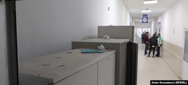 Reparti i Spitalit të Përgjithshëm në Ferizaj, ku trajtohen pacientë me probleme abdominale, ortopedike dhe ORL. Nëntor, 2024.