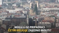 Zajednička molitva četiri religije u Sarajevu
