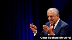 U.S. envoy for peace in Afghanistan Zalmay Khalilzad (file photo)