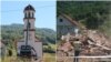 Bosnia and Herzegovina -- Removal of the church built on the Fata Orlovic`s property, started in the morning June 5. 2021. Fata Orlovic. returnee to Konjevic Polje, more than a decade is on trial with the representatives of the Orthodox Church because the