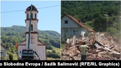 I rušenje pravoslavne crkve u dvorištu Fate Orlović rasplamsalo je govor mržnje na društvenim mrežama i internet portalima (Foto 5 juni 2021.)