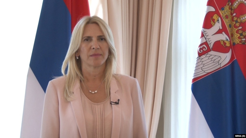 Željka Cvijanović, predsjednica bh. entiteta Republika Srpska, na fotografiji iz jula 2021.