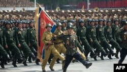 Военный парад в Пхеньяне. 27 июля 2013 года.