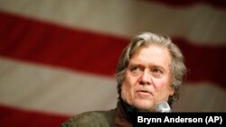 Former White House strategist Steve Bannon (file photo)