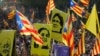 Barcelona a fost cuprinsă de ample manifestații de protest în octombrie 2019, după ce justiția spaniolă a condamnat la închisoare mai mulți lideri catalani implicați în referendumul din 2017.
