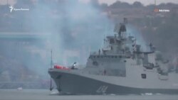 Российский фрегат «Адмирал Григорович» из Крыма отправляется в Сирию (видео)