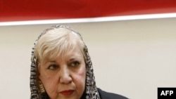 Iranian poet Simin Behbahani in August 2007