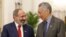 Singapore -- Singapore Prime Minister Lee Hsien Loong welcomes his visiting Armenian counterpart Nikol Pashinian, Singapore, July 8, 2019.