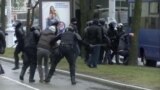 Hundreds Detained In Antigovernment Protests In Belarus