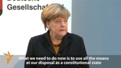 Merkel Says Germany Must Combat Intolerance