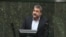 Iranian lawmaker Heshmatollah Falahatpisheh speaking at a session of Parliament on March 14, 2017.