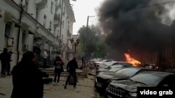 Atac terifiant cu drone, în plină zi, asupra orașului Dnipro 