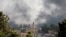 Smoke rises over the Syrian town of Tel Abyad, as seen from the Turkish border town of Akcakale in Sanliurfa province, Turkey, October 10, 2019.
