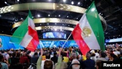 German authorities say the diplomat was involved in a plot to attack a rally near Paris on June 30 attended by some 25,000 Iranians opposed to the government in Tehran. (file photo)