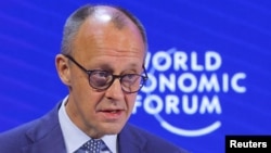 ფრიდრიხ მერცი. დავოსი, 22 იანვარი, 2026.