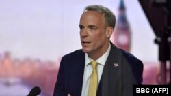 Șeful diplomației britanice Dominic Raab 