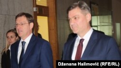 Miro Cerar, premijer Slovenije, i Denis Zvizdić, predsjedavajući Vijeća ministra BiH u Sarajevu, 10. april 2017.