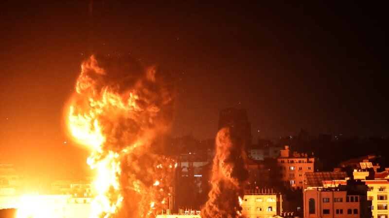 پر غزه ښار د اسراییلي جنګي الوتکو تازه بمبار