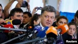 Кандидат в президенты Украины Петр Порошенко.