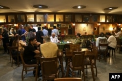 O cafenea din Teheran, pe 21 mai 2025.