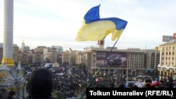 Protests in downtown Kyiv