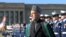 Afghan President Hamid Karzai was honored with a military ceremony outside the Pentagon on January 10.