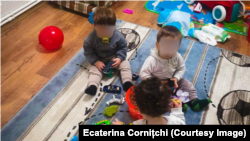 Copii, la creșa de tip familial „Cuibușor” din Cahul