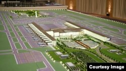 Проект нового международного аэропорта «Новый Ташкент», который будет построен в Ташкентской области. Фото взято с сайта пресс-службы президента Узбекистана