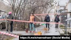 2026 senesi fevralniñ 17-ne keçer gecesi kommunal hızmetler Gogol soqağında tüşürilgen uçucısızlarnıñ aqibetlerini yoq ete