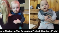 ილია ვაშჩენკო (მარცხნივ) და მარგარიტა პროკოპენკო გატაცებამდე ცოტა ხნით ადრე