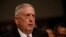 U.S. Defense Secretary Jim Mattis testifies before the Senate Armed Services Committee in Washington on June 13.