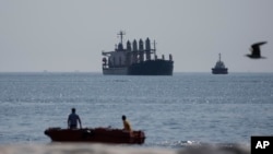 Last month Ukraine announced a "humanitarian corridor" in the Black Sea to release ships trapped in its ports since the start of the war in February 2022 and circumvent a de facto blockade after Russia abandoned a deal to let Kyiv export grain. (file photo)