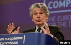 Thierry Breton, the European commissioner for the internal market