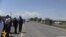 Armenia - Police stop angry farmers from blocking a highway in Armavir, 15May2013.
