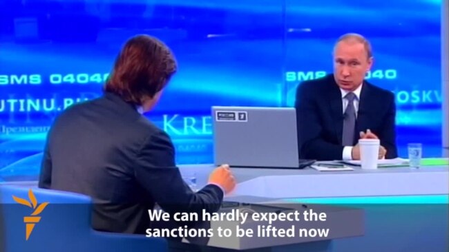 Putin Says Sanctions On Russia Nothing To Do With Ukraine