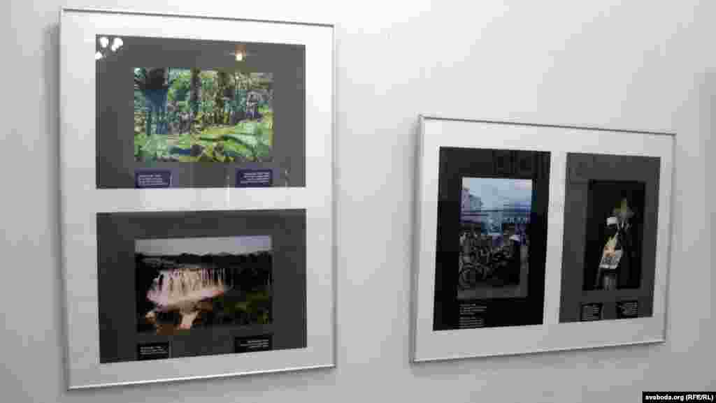 Expoziția în memoria fotografului și jurnalistului Michel Renaud la Gomel, Belarus. Văduva jurnalistului, Galina Renaud, este originară din Gomel