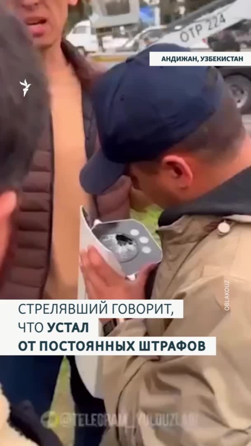 В Андижане уставший от штрафов водитель расстрелял 52 радара из пневматической винтовки