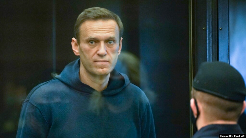 Алексей Навальный в зале суда. 2 февраля 2021 года