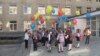 Moldova - first school day, Chisinau, M Eminescu HighSchool, Sept1, 2021