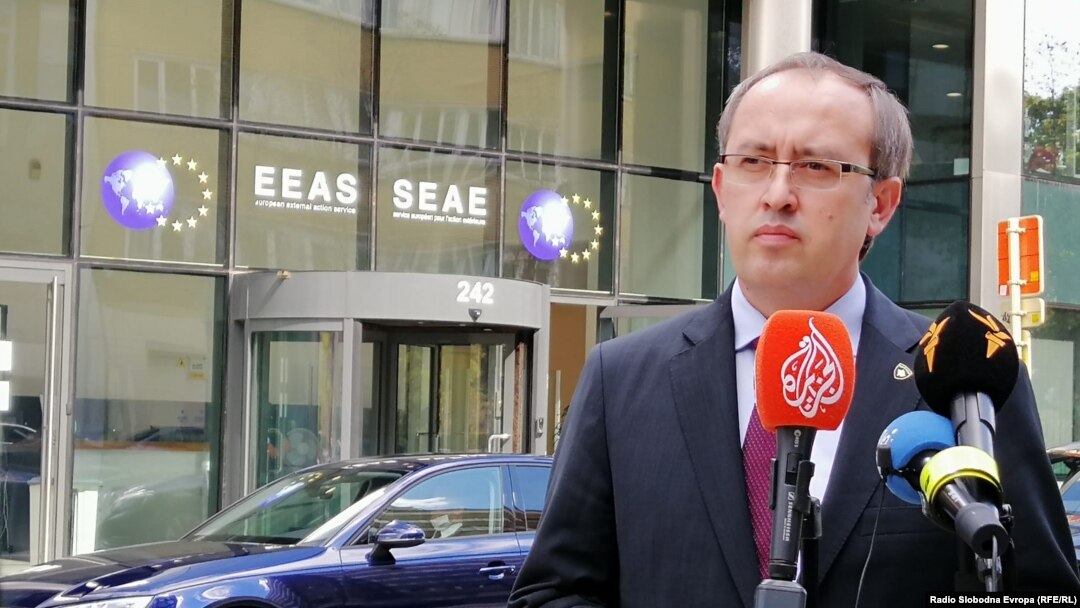 Premijer Kosova Avdulah Hoti u Briselu, 7. septembar, 2020. 