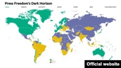 "Freedom House" guramasynyň "Matbugat azatlygynyň garaňky geljegi” atly hasabaty 