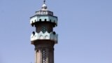 Kyrgyzstan - Kyrgyzstan's Central Mosque. Built in 1992-1995, with the support of Sheikh Tariq Al-Salih. At the same time the mosque to pray 7-8 thousand Muslims. There is a special place for female Muslims. Bishkek, July 26, 2013.