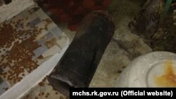 В селе под Судаком на пожаре взорвался баллон с газом