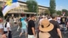 Protest ispred Ministarstva unutrašnjih poslova Srbije, 8. septembar 2025. 