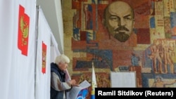 На одній з виборчих дільниць у місті Подольськ під Москвою, 19 вересня 2026 року
