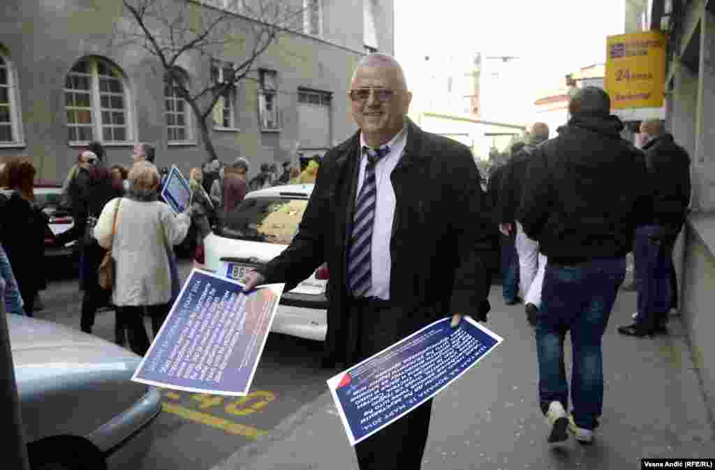 Walk on the day of the assassination of Prime Minister Zoran Djindjic in Belgrade organized by the LDP